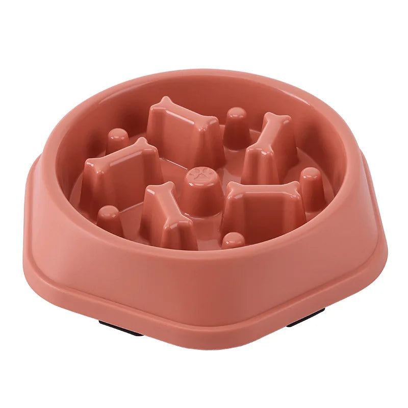 Slow Feeder Bowl – Bone Designed for Dogs and Cats to Promote Healthy Eating Habits, Prevent Choking, and Enhance Digestion with an Interactive Feeding Experience.