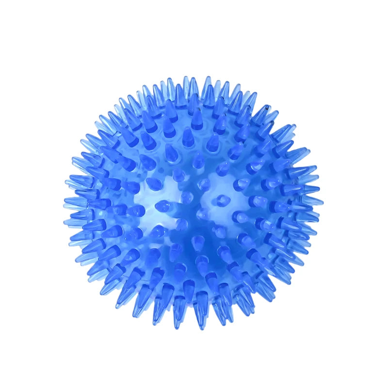 Squeaky Chew Ball - Squeaky Toy for Puppies, Tooth Cleaning, Durable TPR Material, Great for Teething and Training.